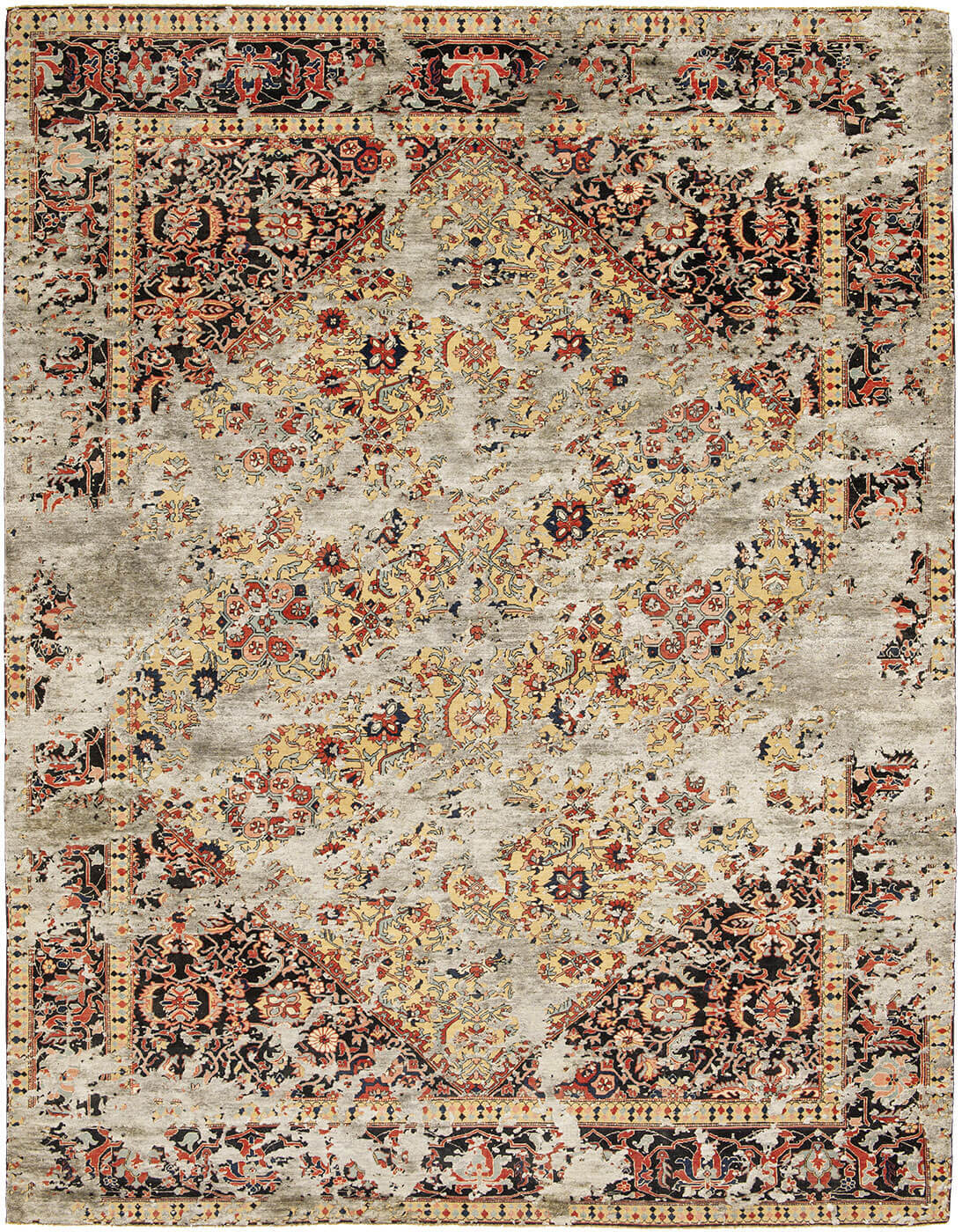 Dywan Serapi Queensbury Double Sky Yellow D 047 Silk | Rozmiar: 200 x 300 cm