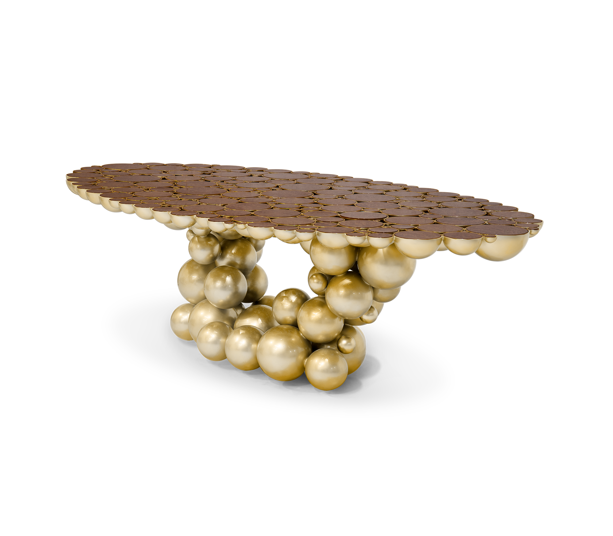 Stół jadalniany z orzecha Orbit Luxe