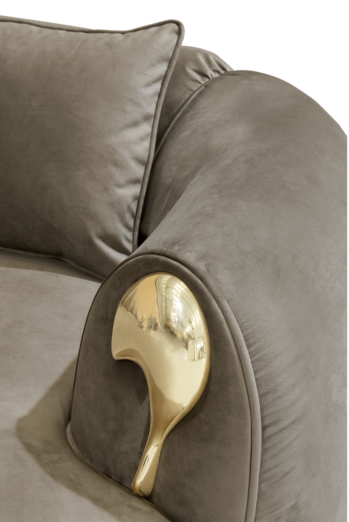 Zakrzywiona sofa Solara Luxe