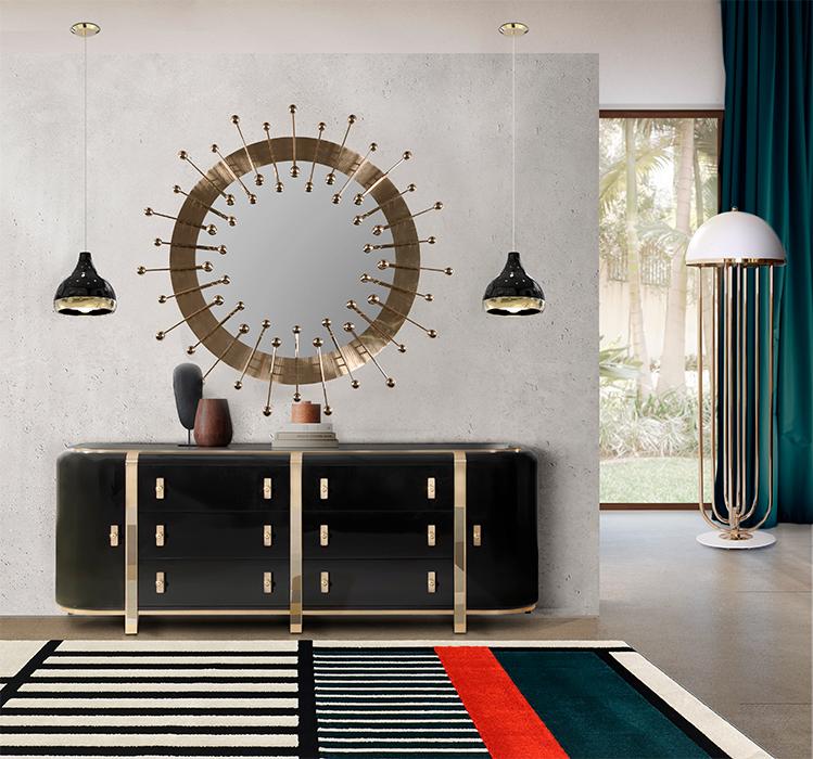 Lustro ścienne Nebula