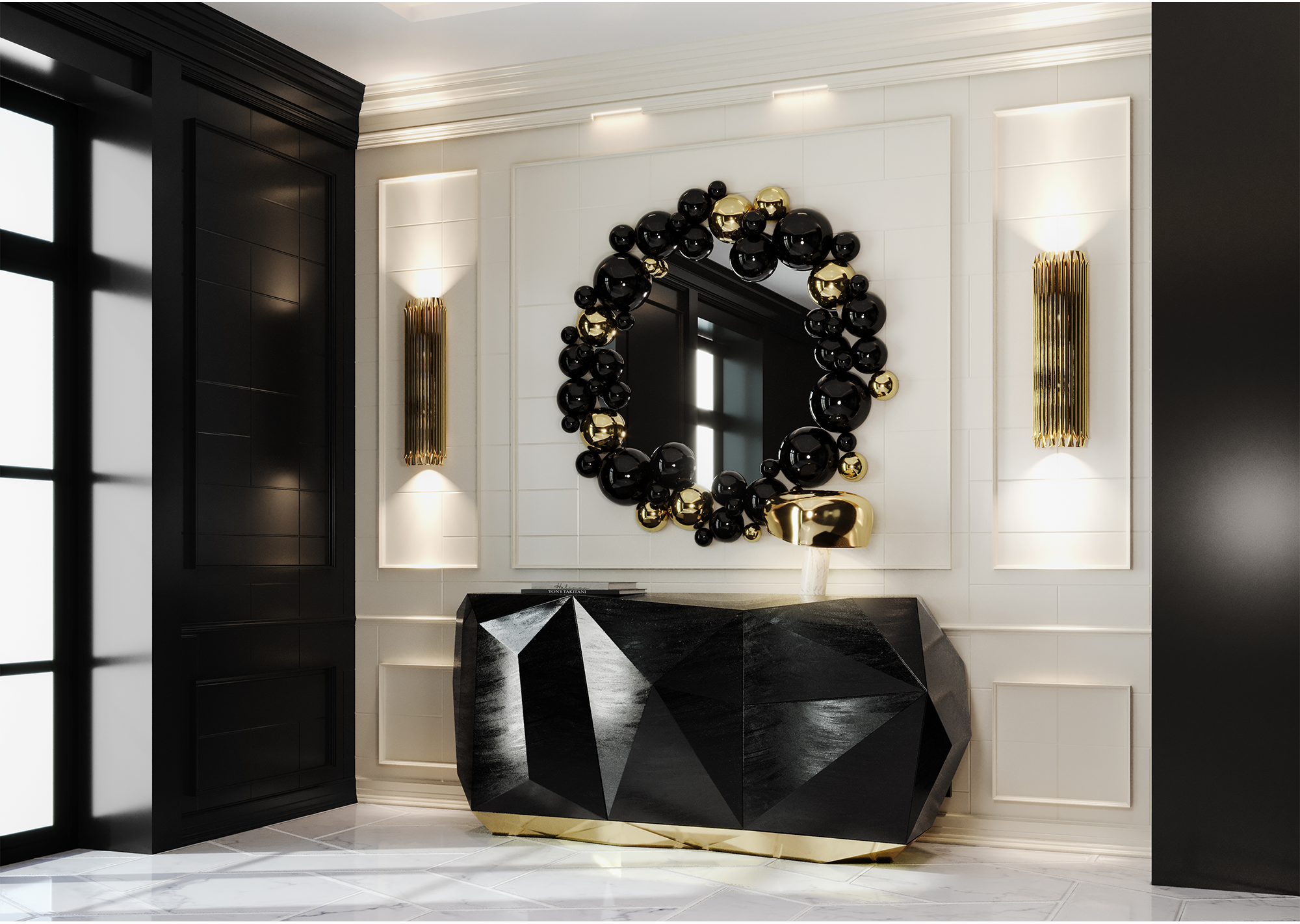 Lustro ścienne Cosmos II