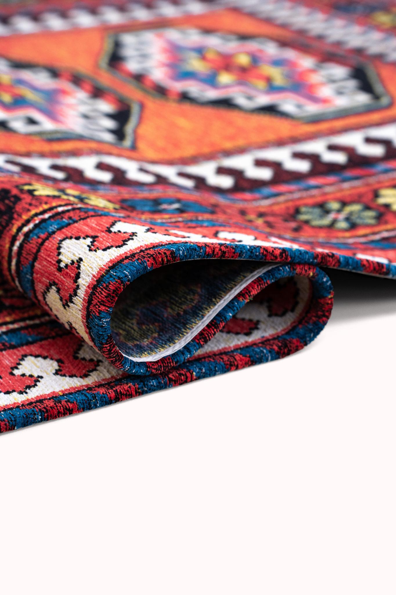 Dywan Red Mix 9844 | Rozmiar: 140 × 200 cm
