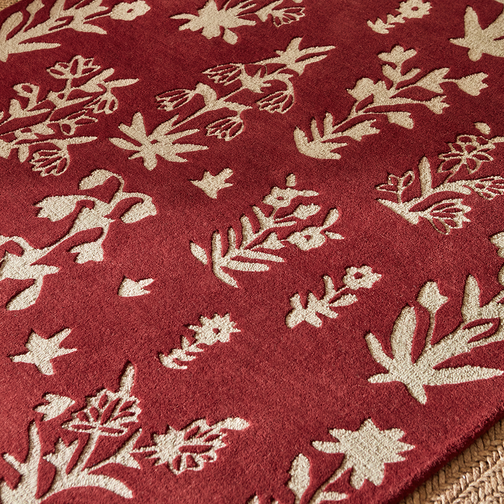 Dywan Woodland Glade Damson Red 146800 | Rozmiar: 250 x 350 cm