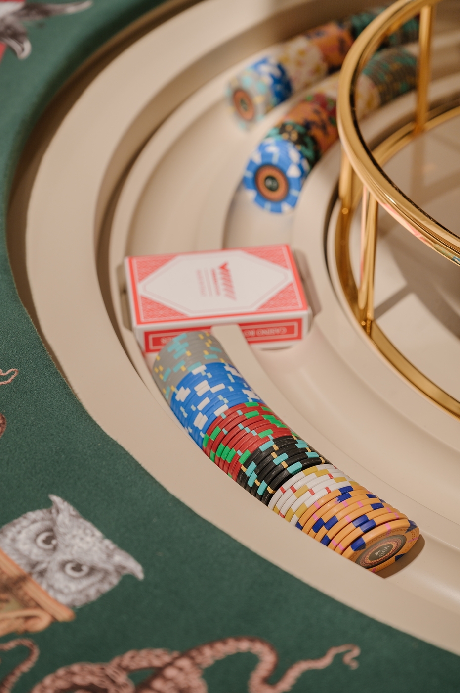 Rozkładany stół pokerowy Mirabilia