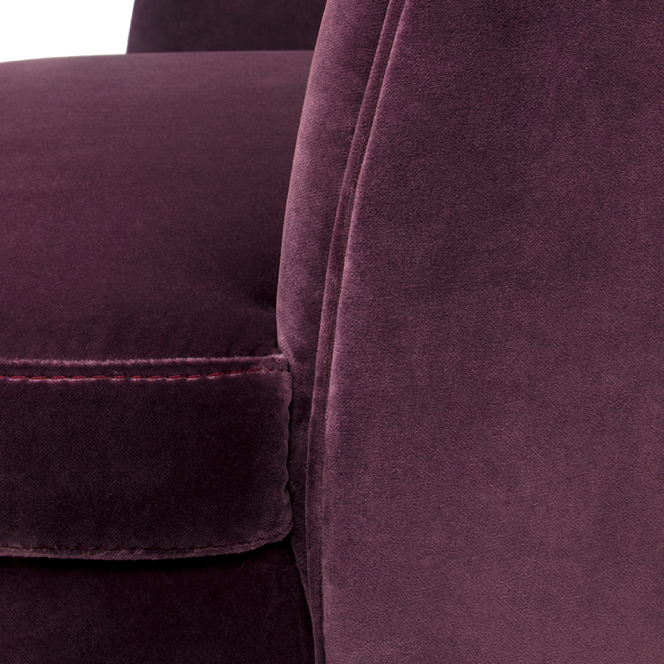 Jednoosobowa sofa Galen – fioletowa