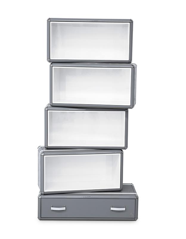 Szary regał Skyline Tower