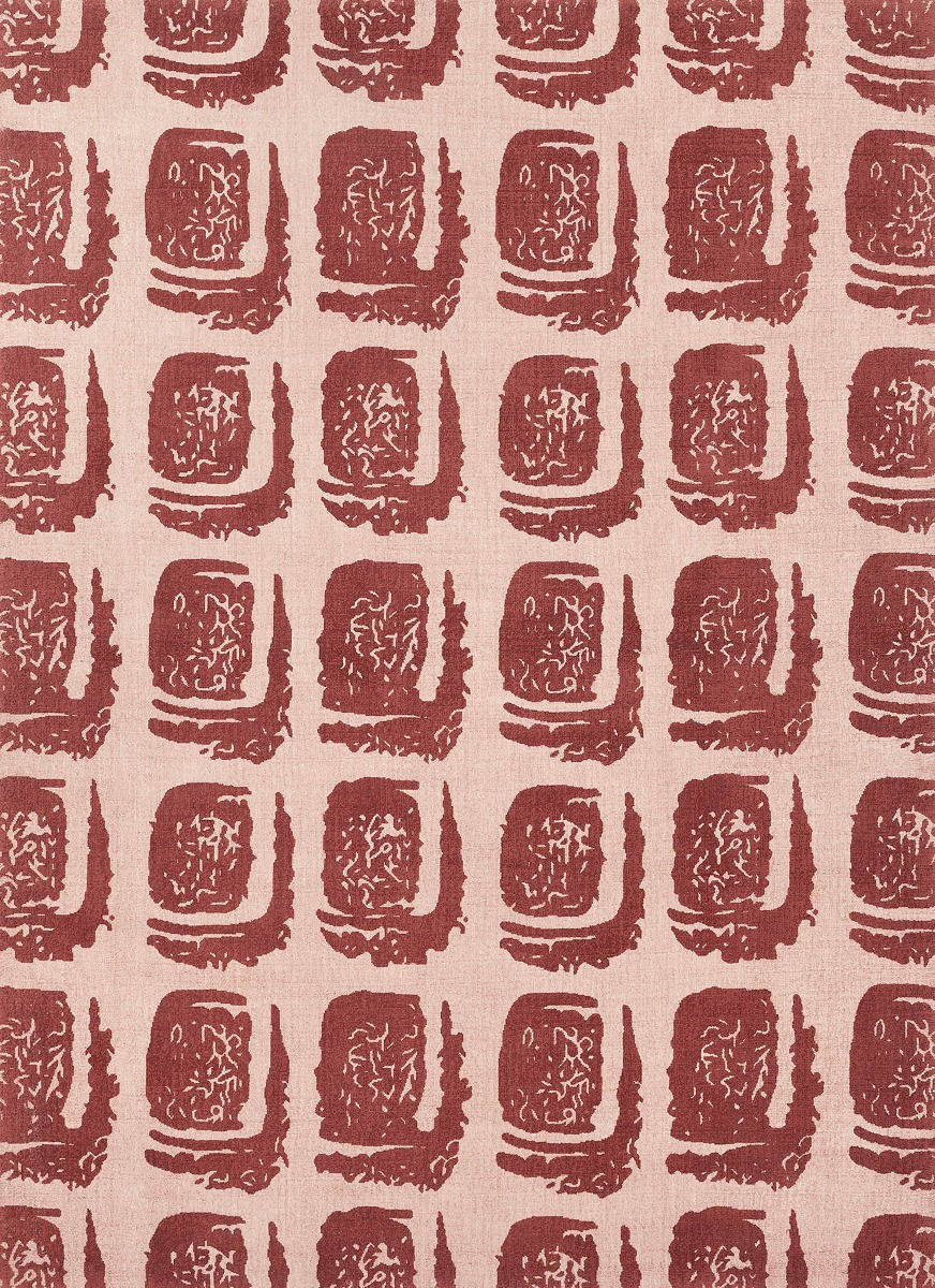 Dywan Woodblock Red 163003 | Rozmiar: 170 x 240 cm