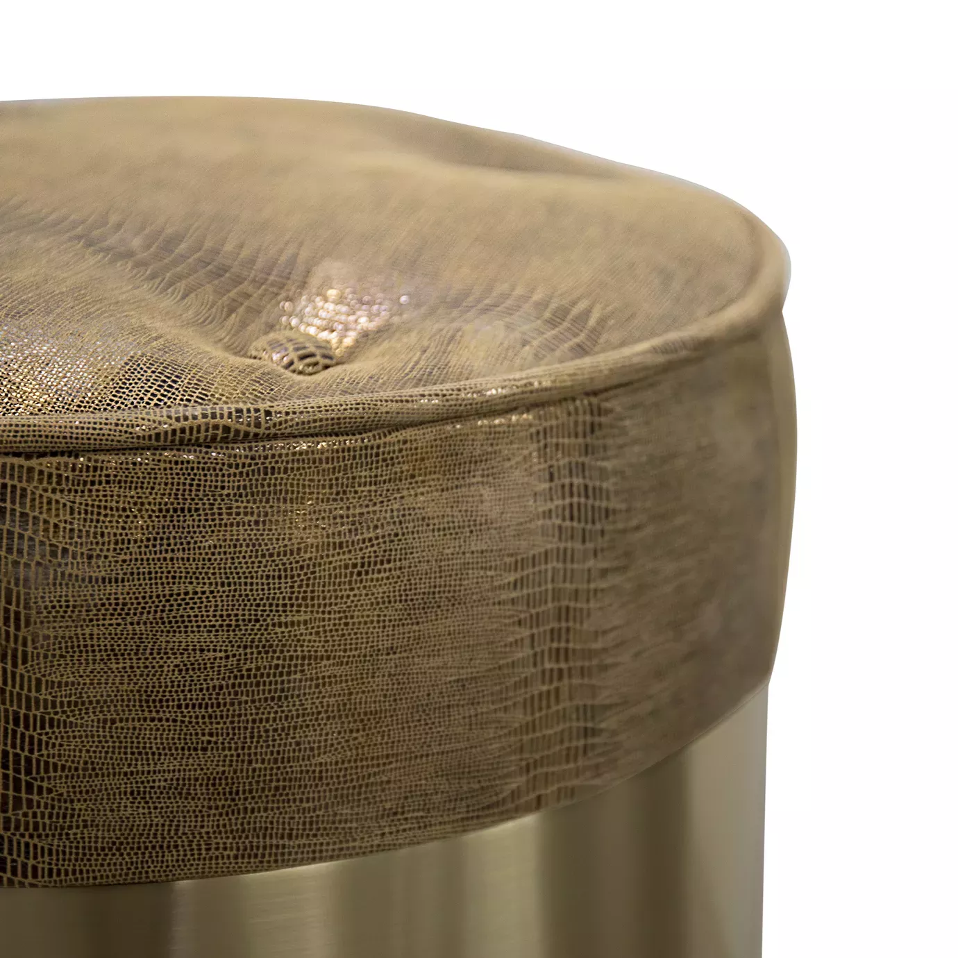 Taboret skórzany Olivia