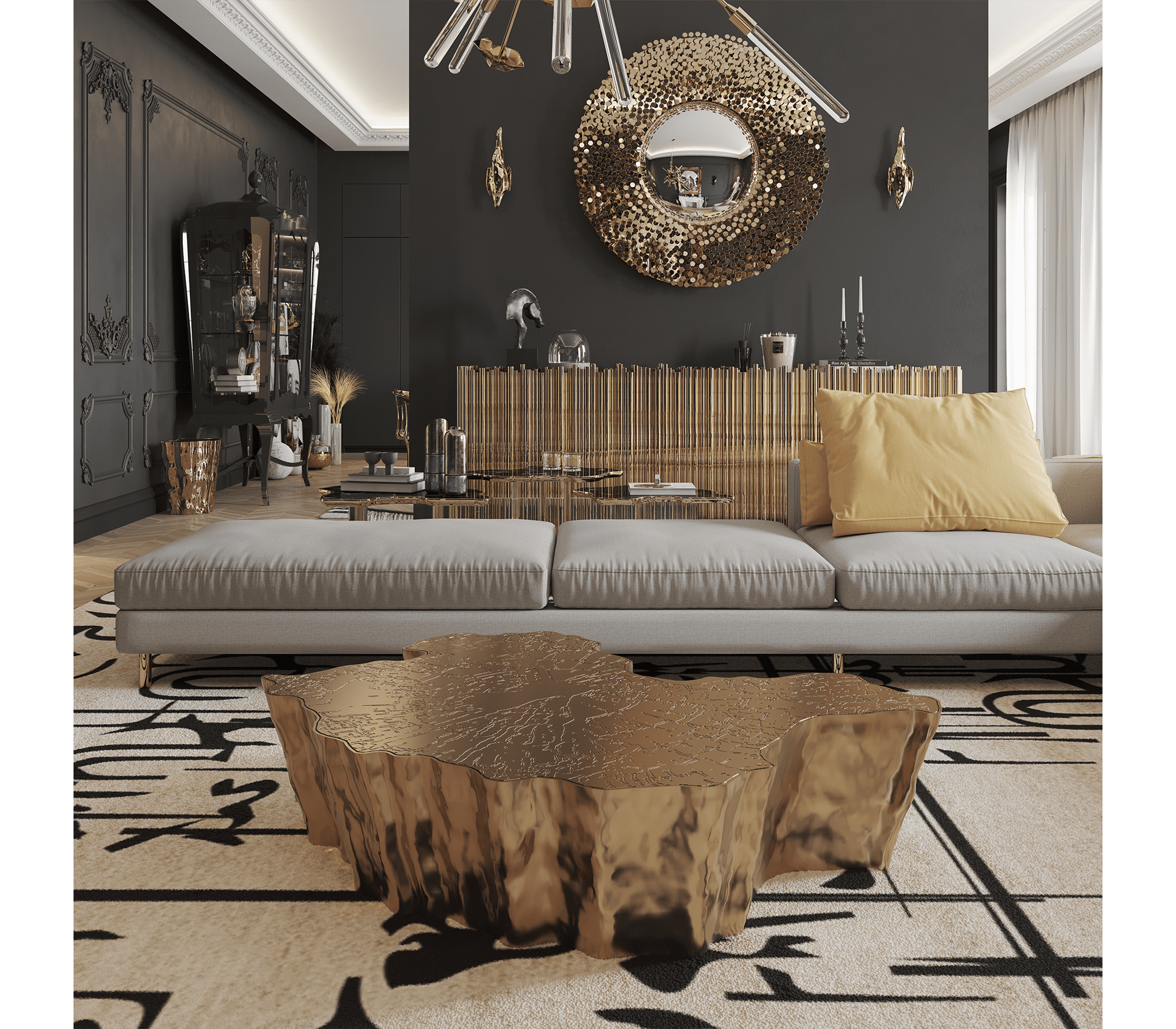 Lustro ścienne Robin Artisan