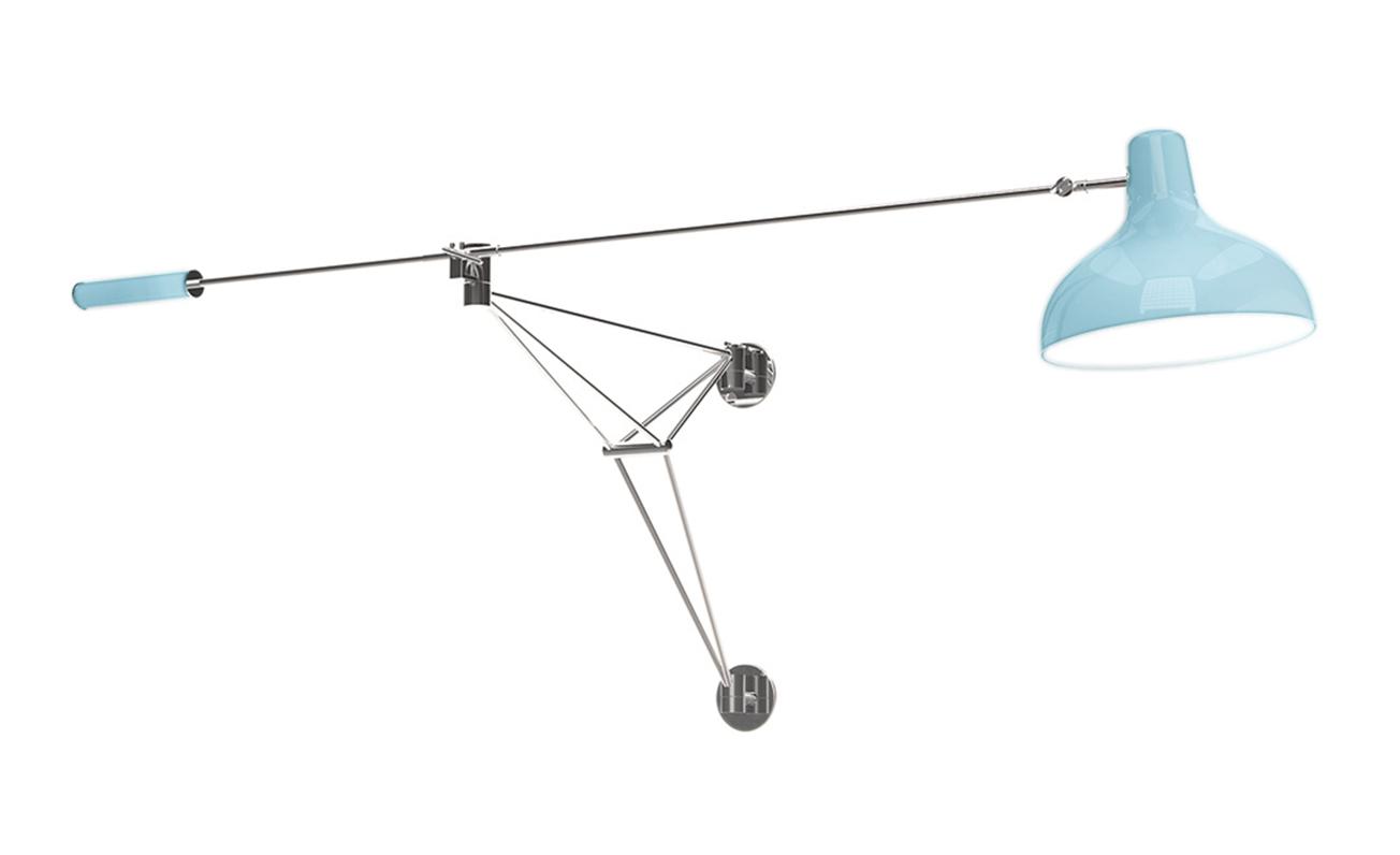 Lampka ścienna dziecięca Moonbeam Glow Blue