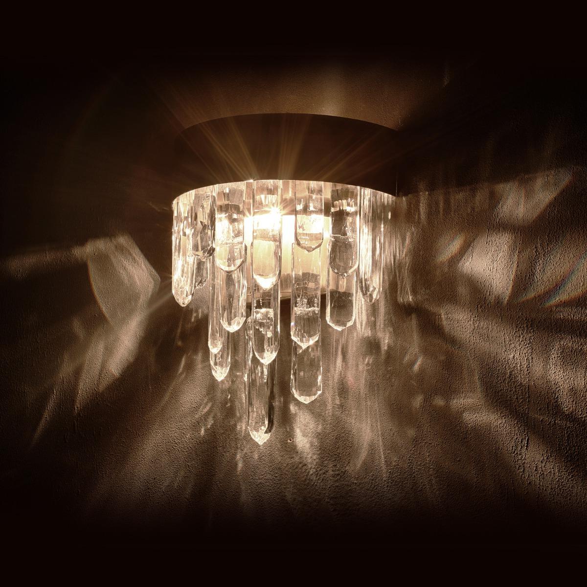 Kinkiet mosiężny Flow