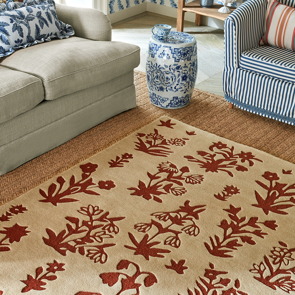 Dywan Woodland Glade Linen/Russet Br. 146801 | Rozmiar: 140 x 200 cm