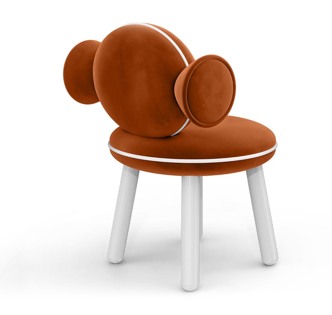 Czerwony puf Lollipop