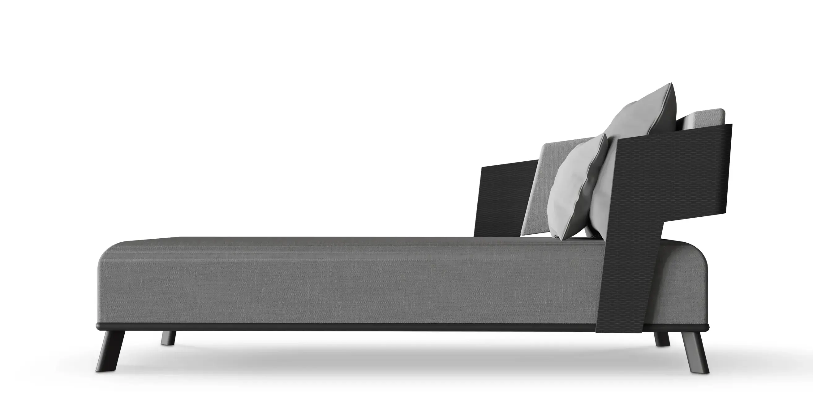 Szelong ogrodowy Crown w kolorze szarym