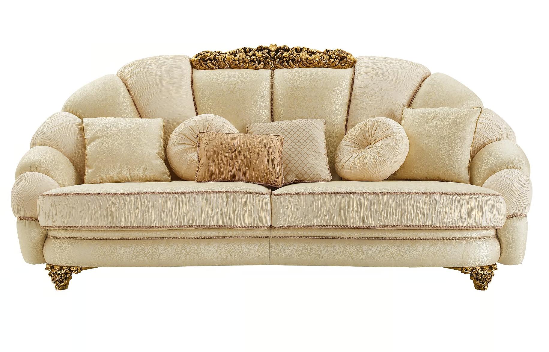 Włoska sofa Royal z tkaniny | Konfiguracja: 2‑osobowy