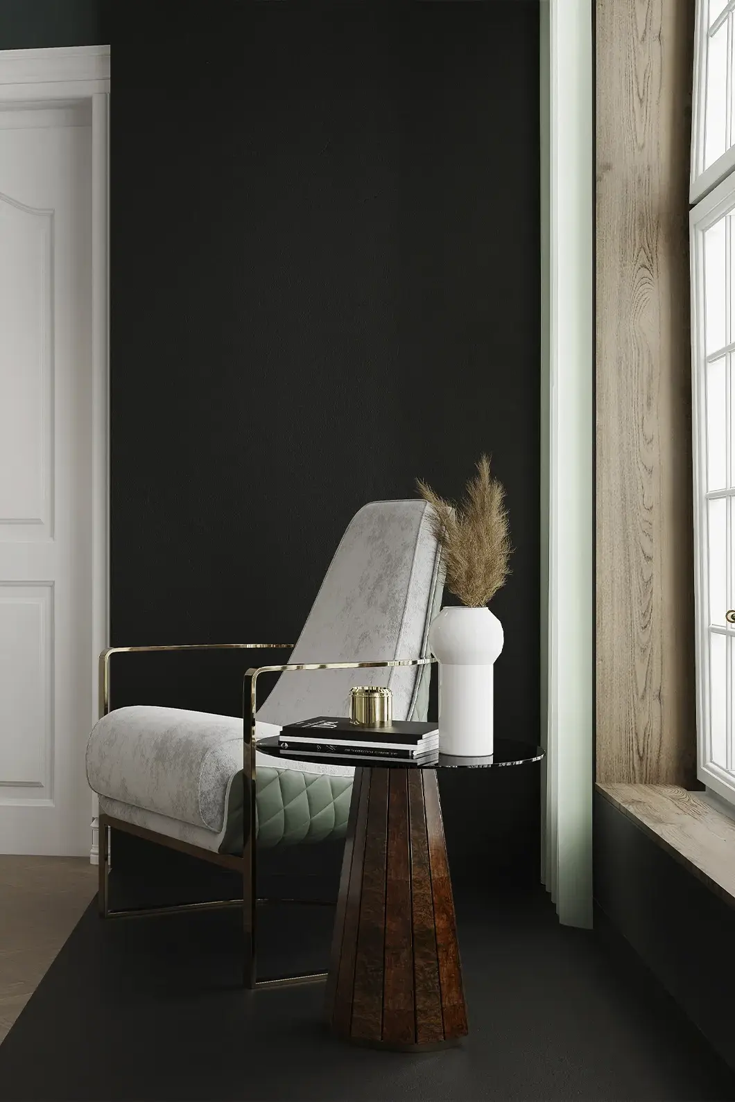 Stolik boczny Radiance II brązowy - 4