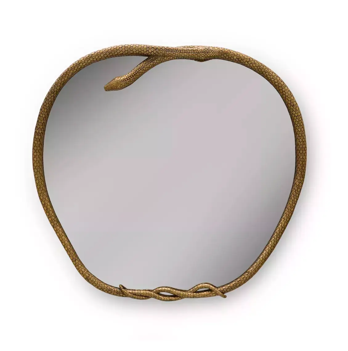 Lustro Serpentine w kształcie jabłka