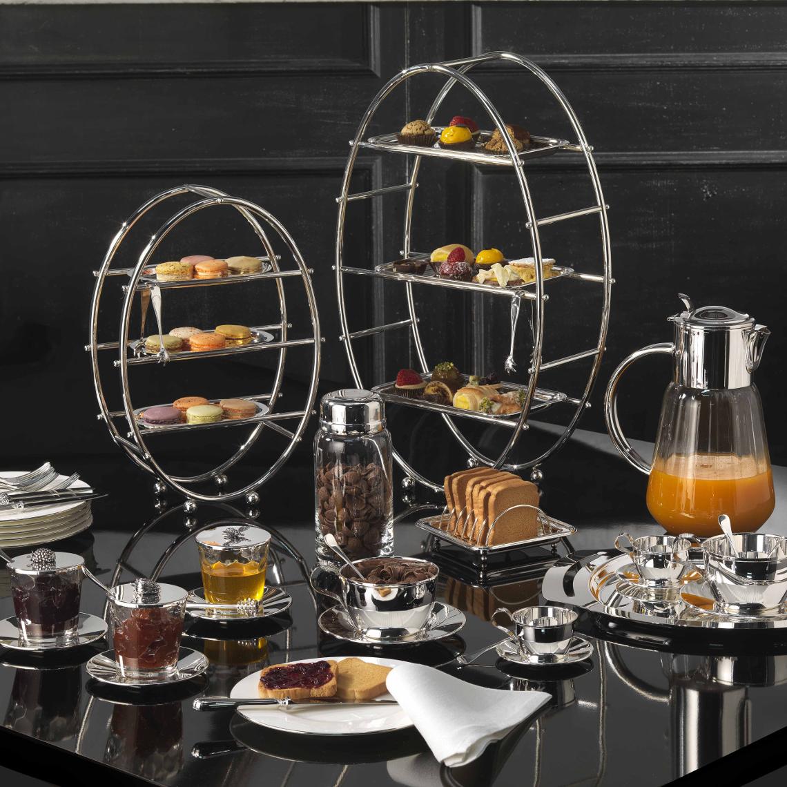 Posrebrzana owalna taca Grand Gourmet | Wymiary: 27 × 46 - 1