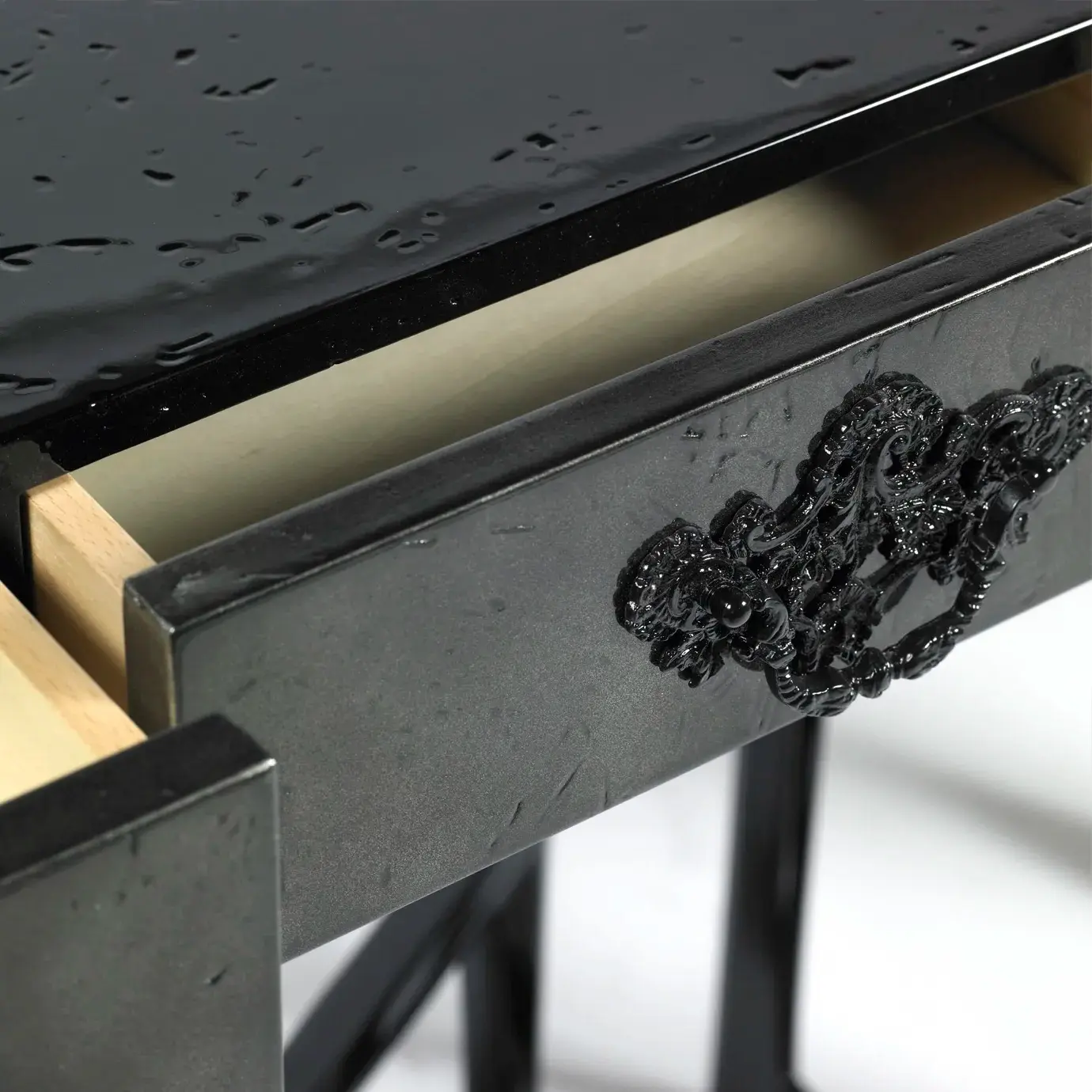 Konsola Metropole w kolorze czarnym