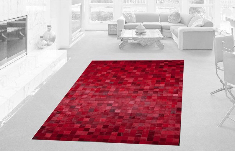 Dywan Mosaic Red | Rozmiar: 200 × 300 cm