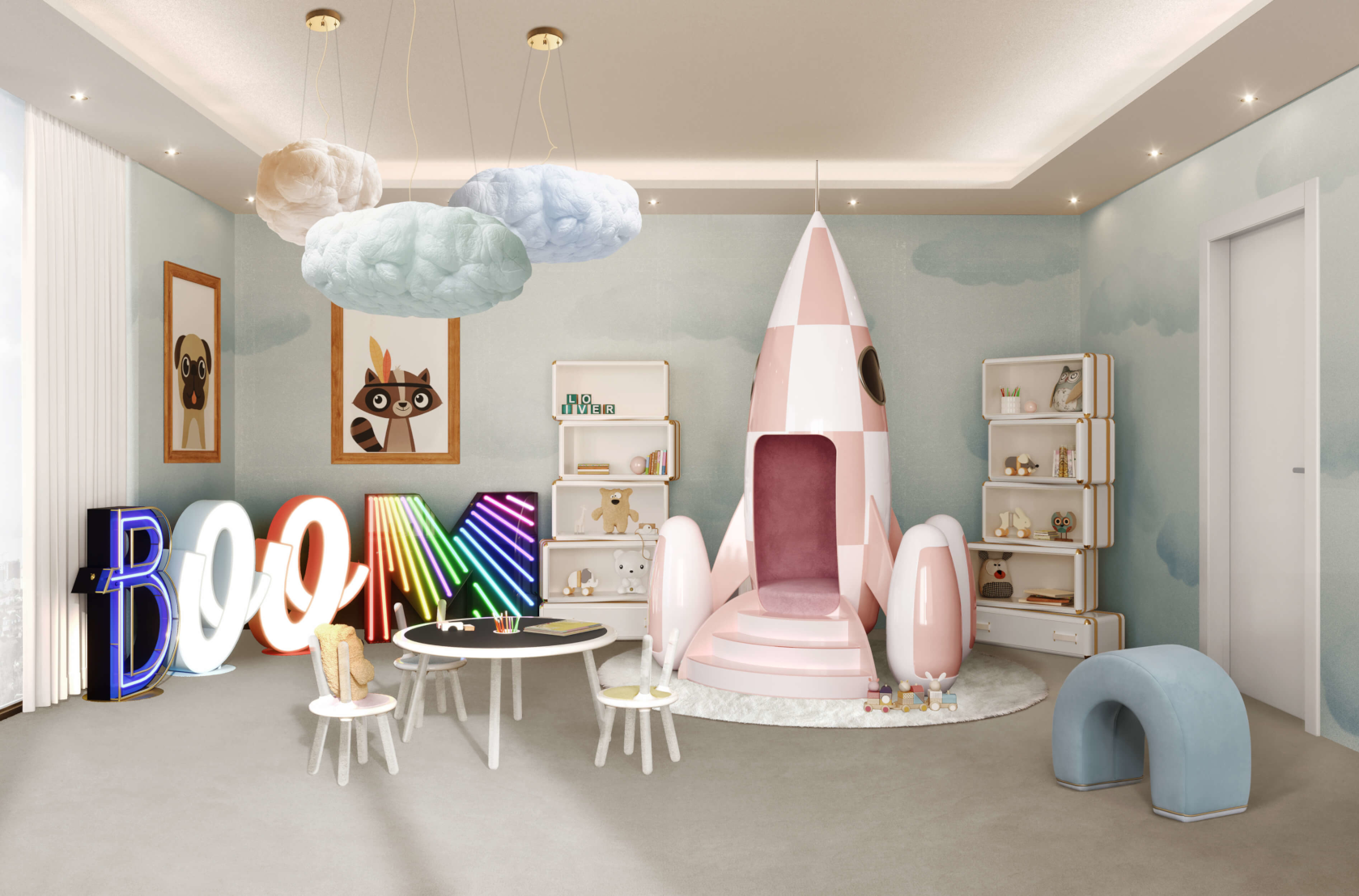 Oświetlenie literka M – Magical