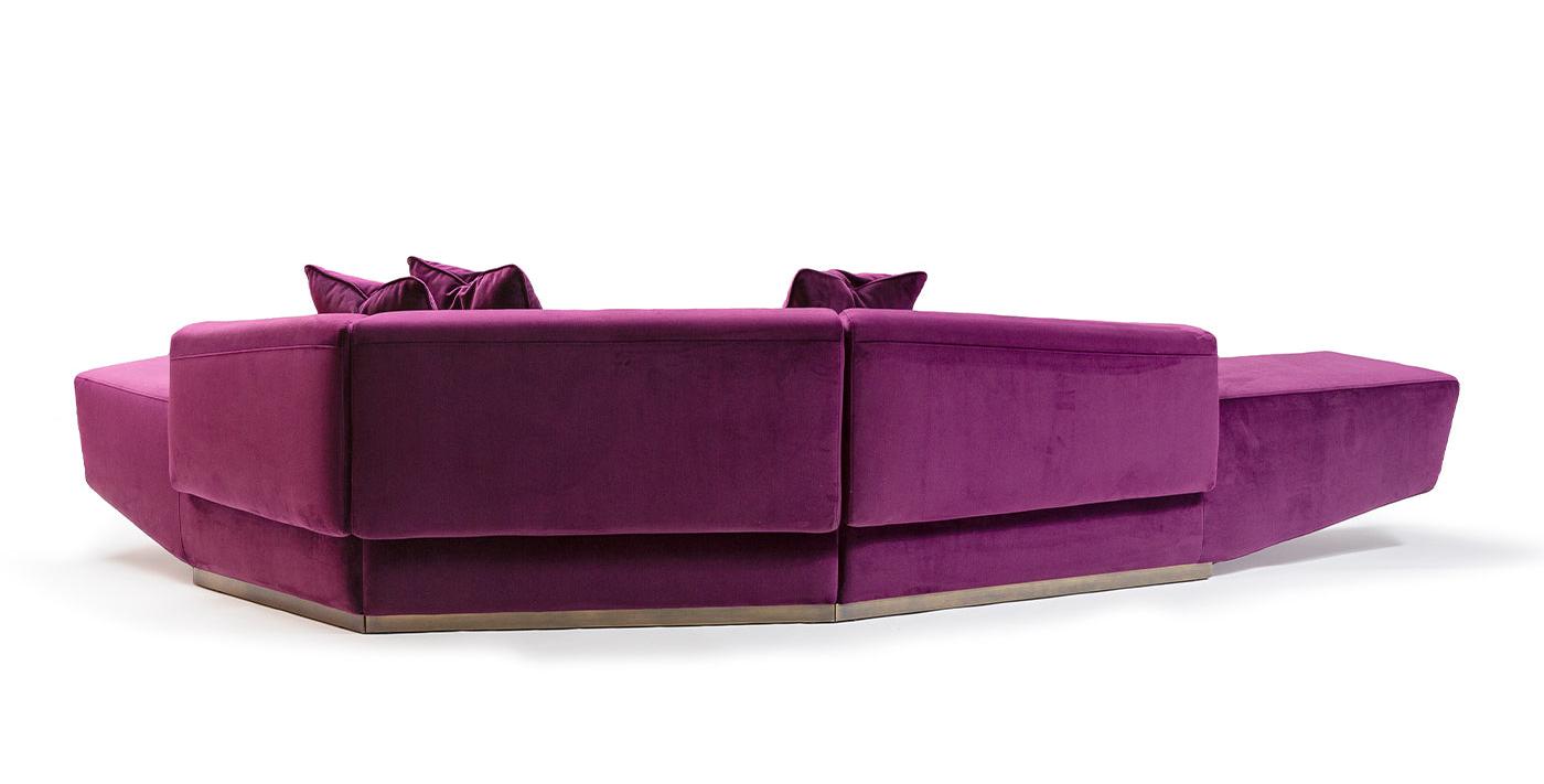 Fuksjowa sofa modułowa Dubhè