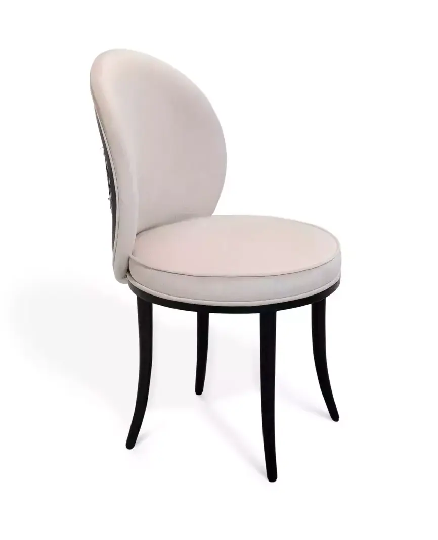 Krzesło jadalniane Mistral z oparciem z piór Folie