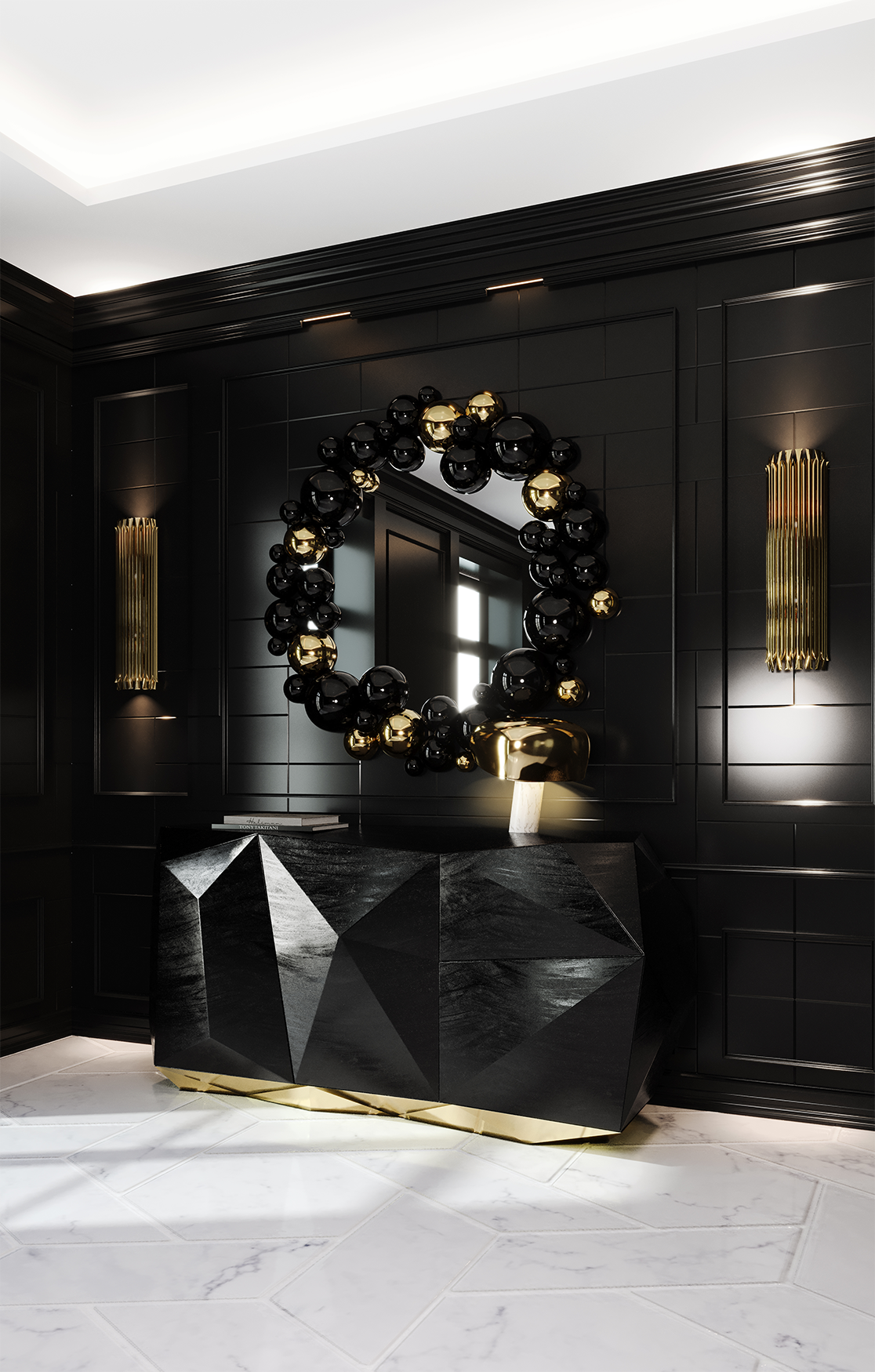 Lustro ścienne Cosmos II