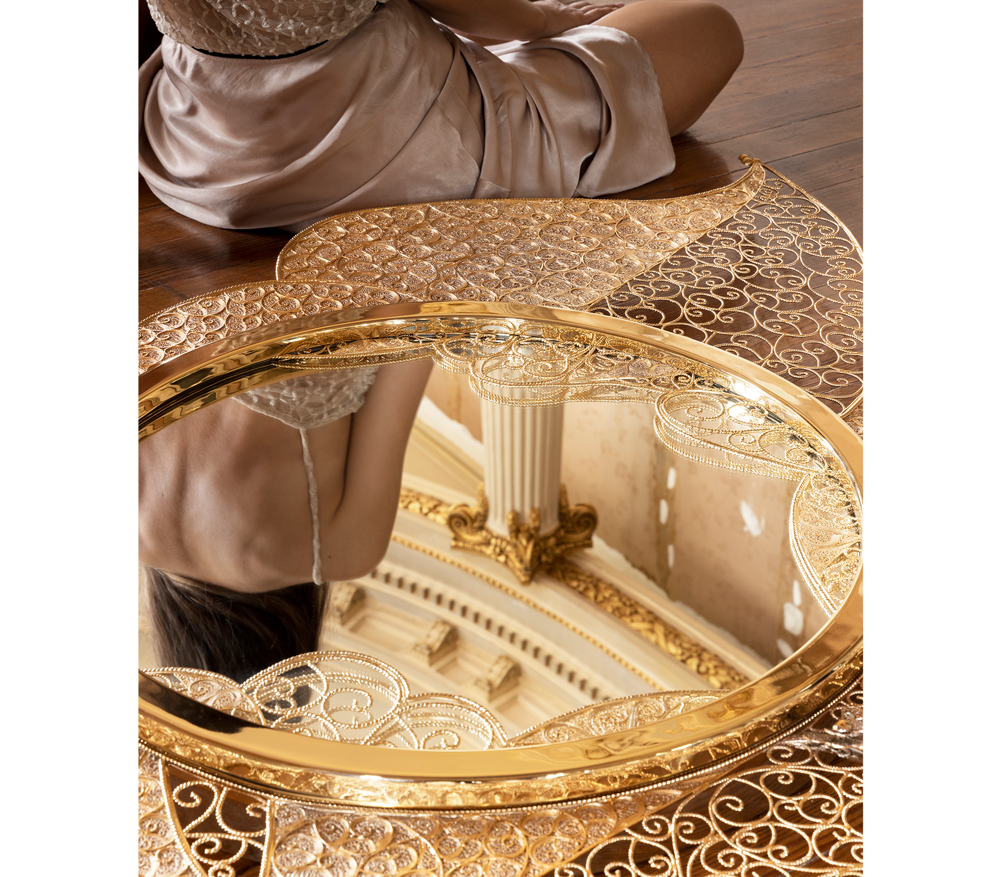 Lustro ścienne Ornate Filigree