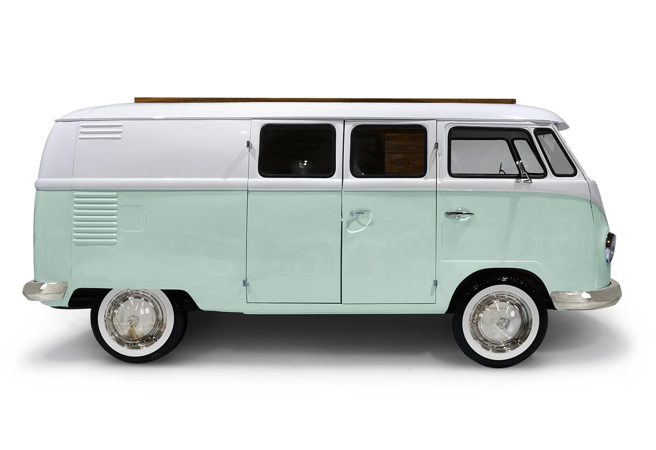 Zielony zestaw sypialniany Traveler’s Caravan