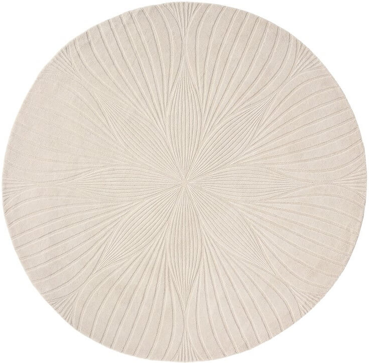 Dywan Okrągły Folia Stone 38301 | Rozmiar: Ø 200 cm