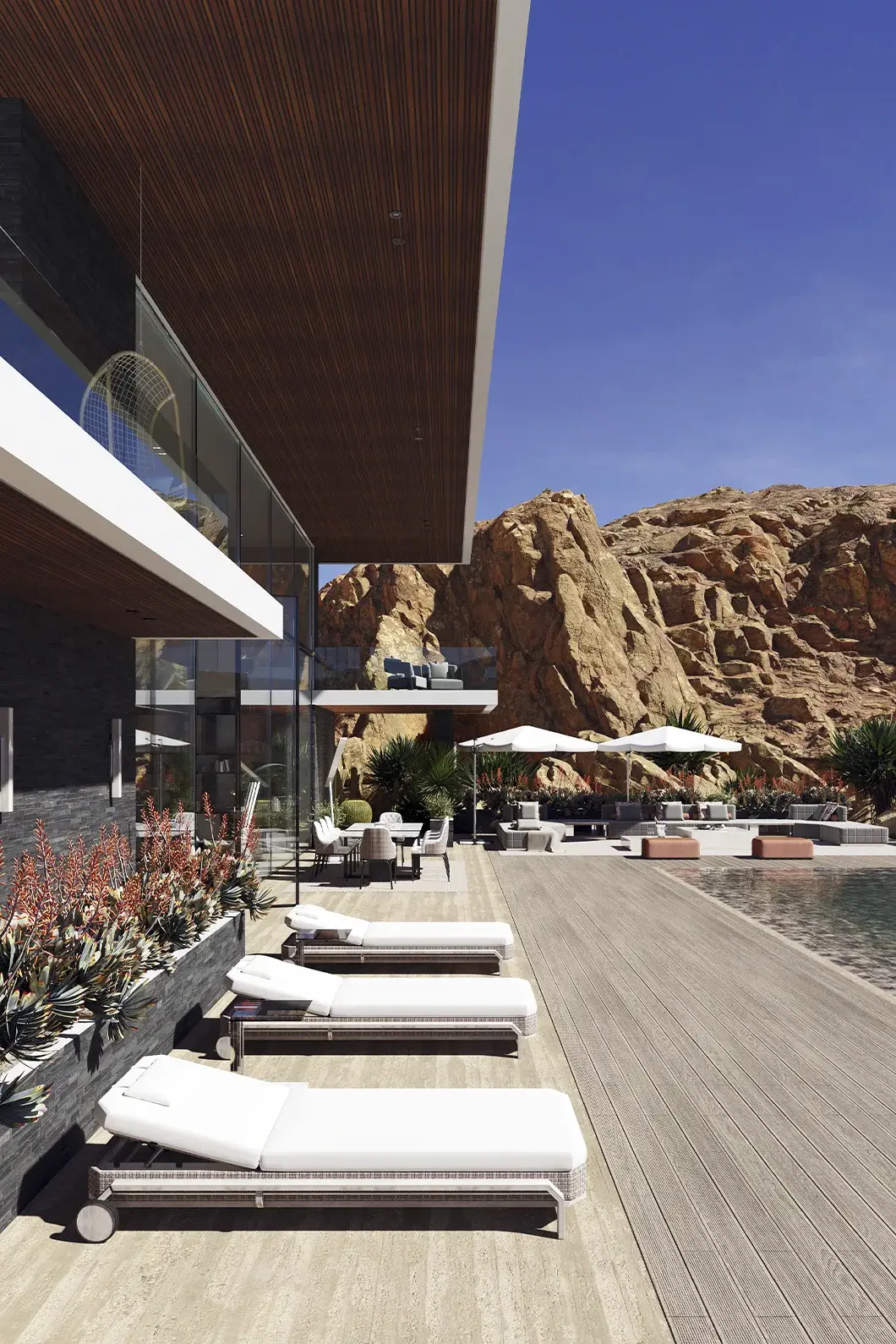 Drewniany leżak ogrodowy Heritage - 1