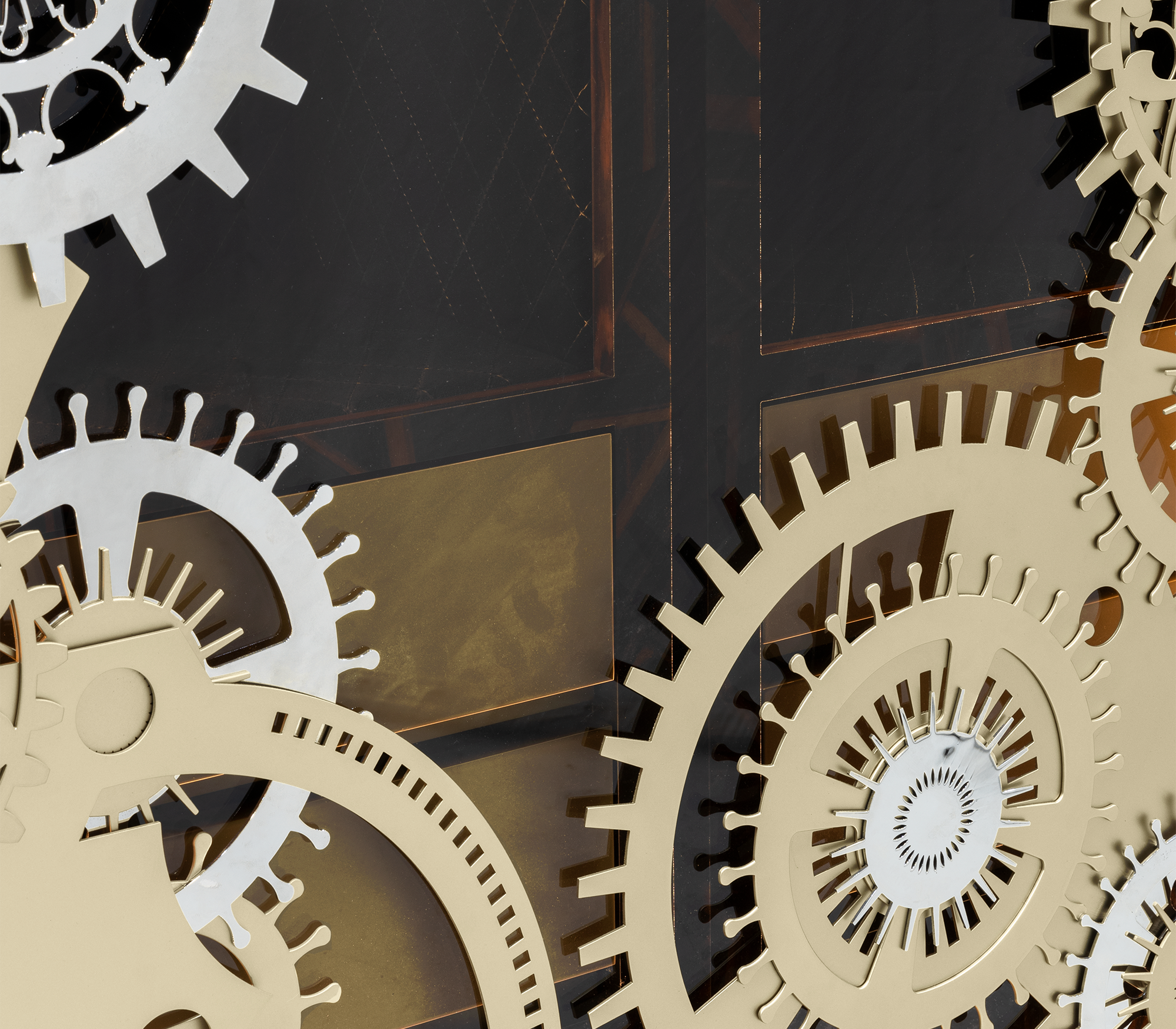 Szampański matowy sejf Baron