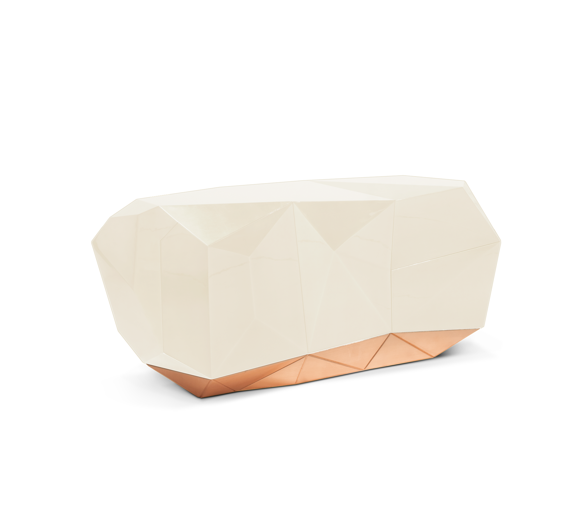 Kremowy kredens Prism