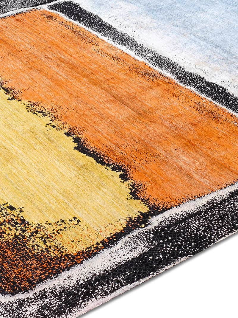 Dywan No. 10Light Blue Copper Yellow | Rozmiar: 170 x 240 cm