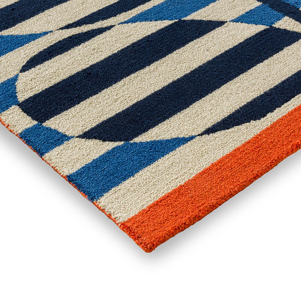 Dywan zewnętrzny Stripy Stem Azure | Rozmiar: 250 x 350 cm