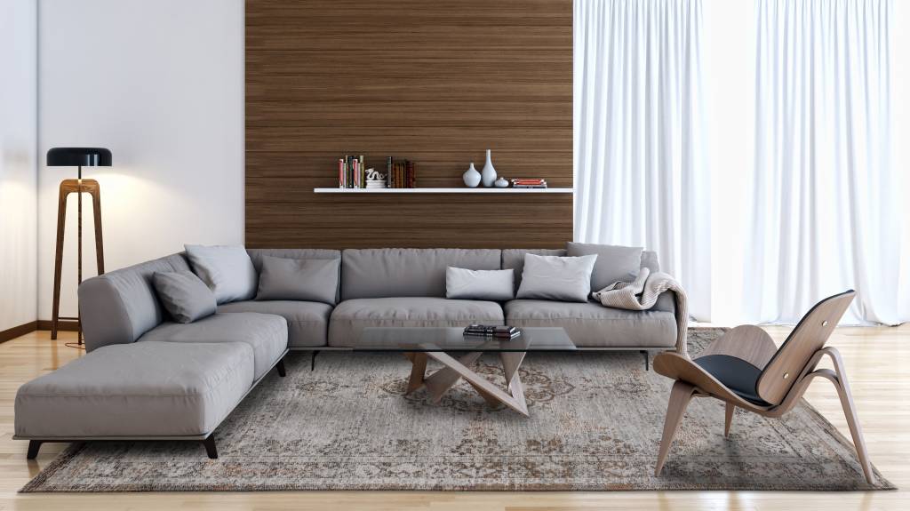 Dywan 8257 Grey Ebony | Rozmiar: 280 x 390 cm