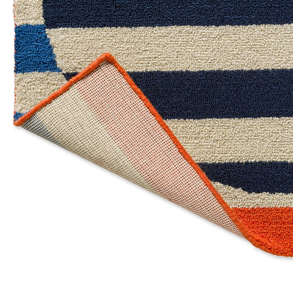 Dywan zewnętrzny Stripy Stem Azure | Rozmiar: 250 x 350 cm