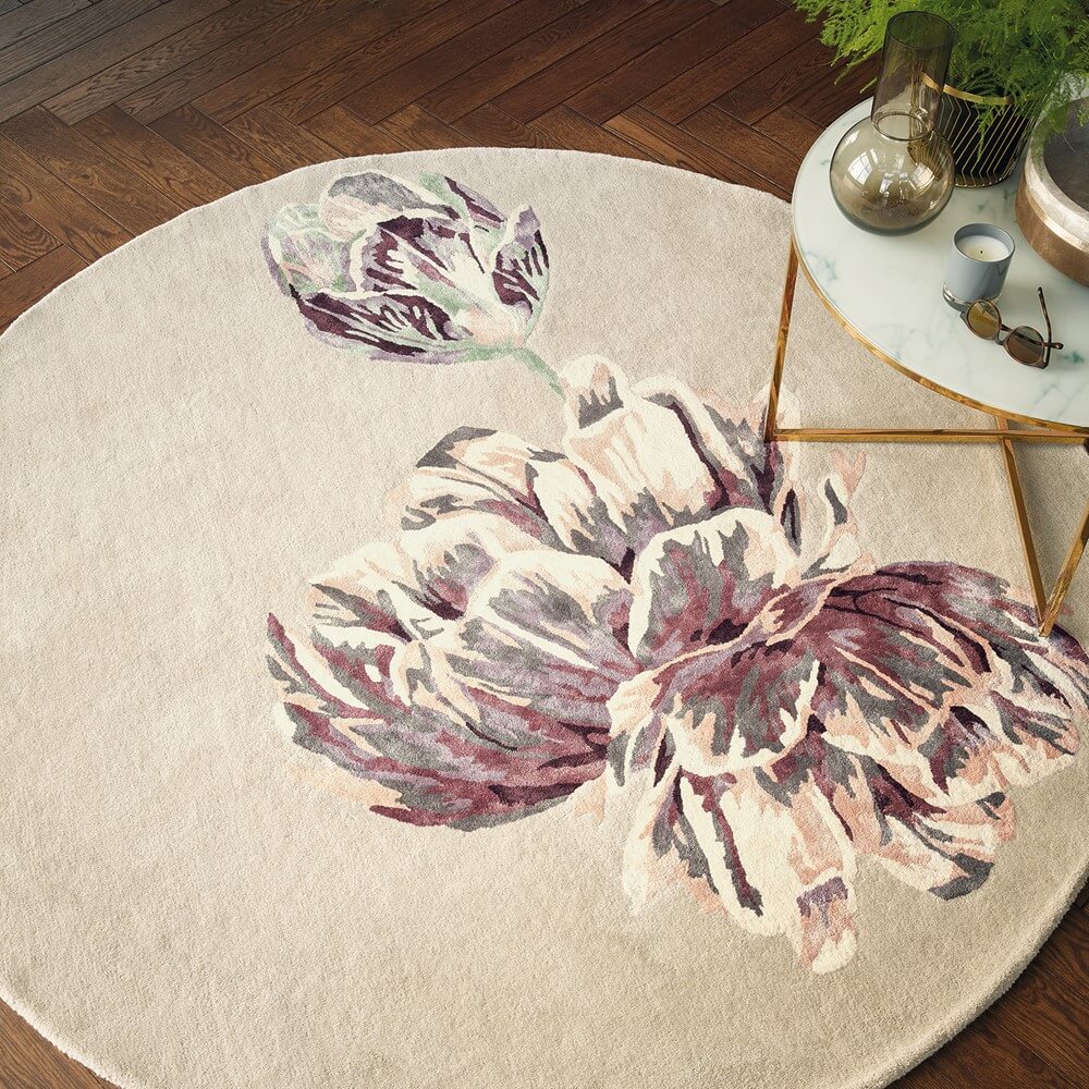 Dywan Okrągły Tranquility Beige 56001 | Rozmiar: Ø 200 cm