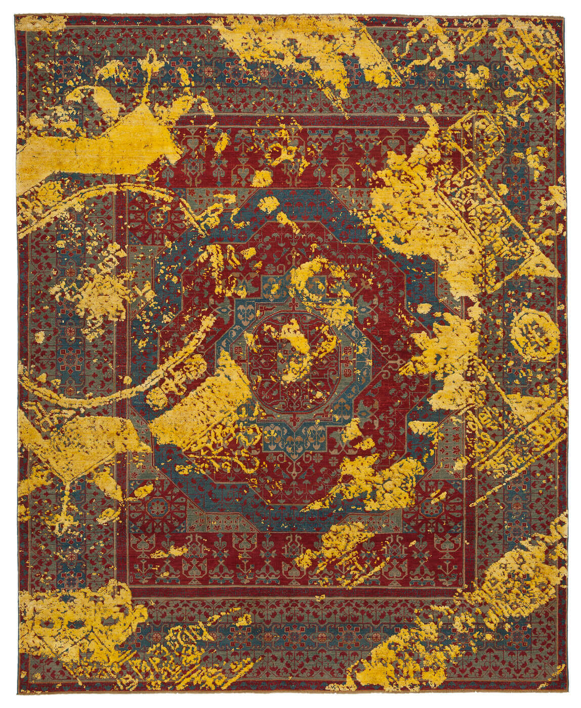 Dywan Mamluk Farringdon Tagged Neonorange | Rozmiar: 300 x 400 cm