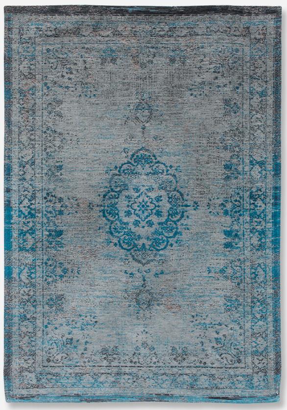 Dywan 8255 Grey Turquoise | Rozmiar: 80 x 150 cm
