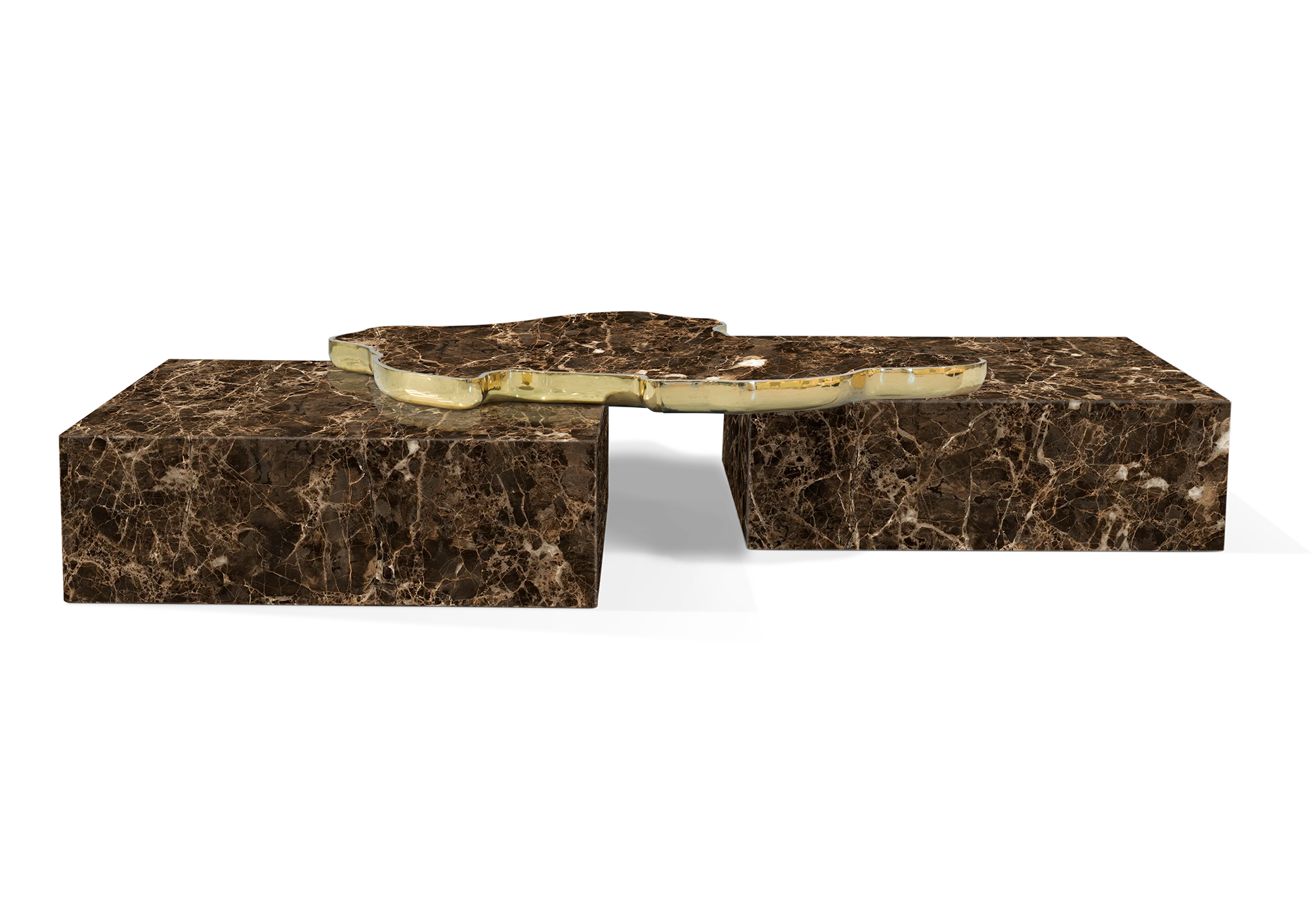 Stolik kawowy Valencia z kamienia Emperor