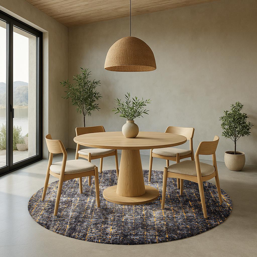 Dywan okrągły Broadway Glitter 8422 | Rozmiar: Ø 240 cm