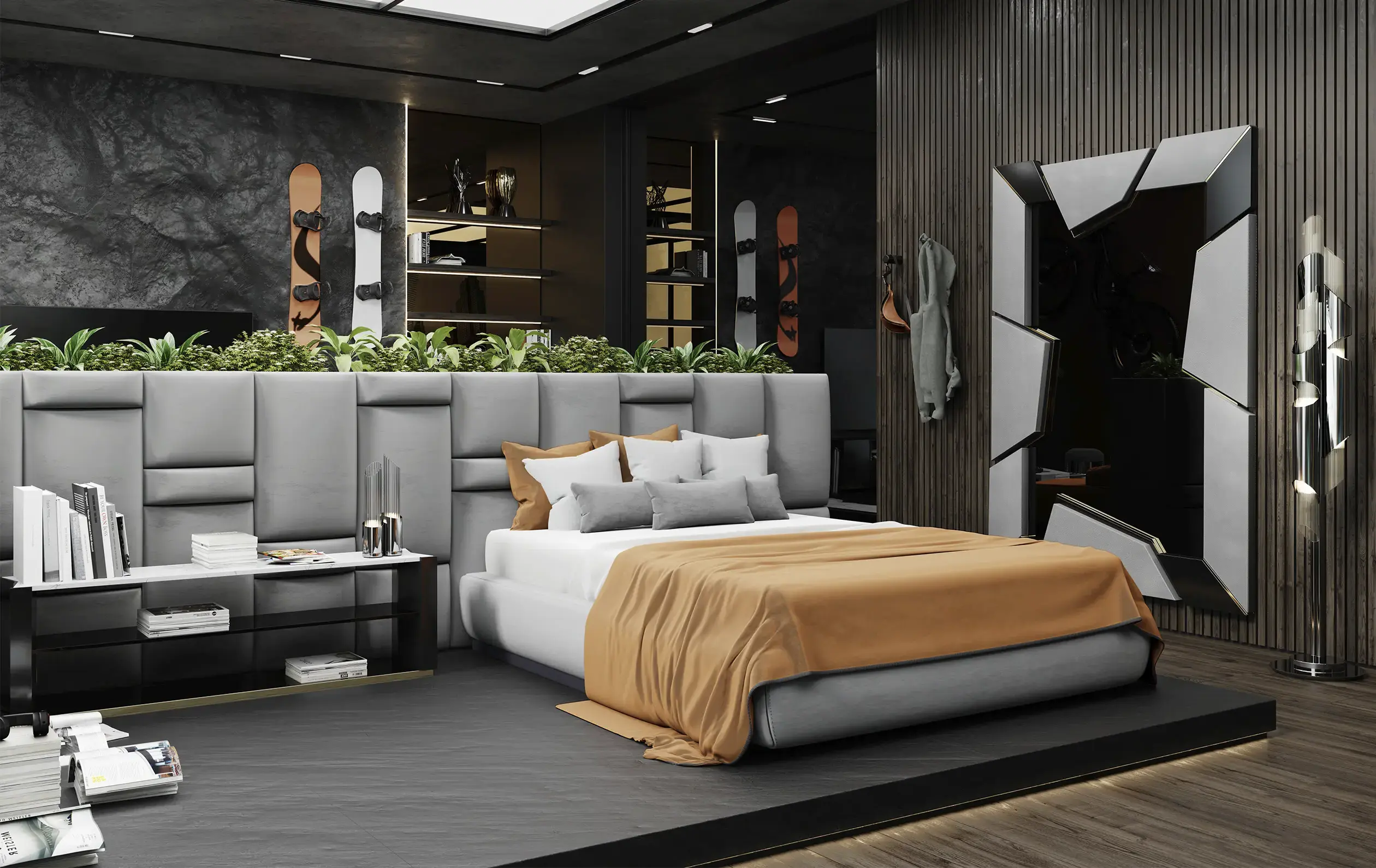 Długi stolik boczny Horizon