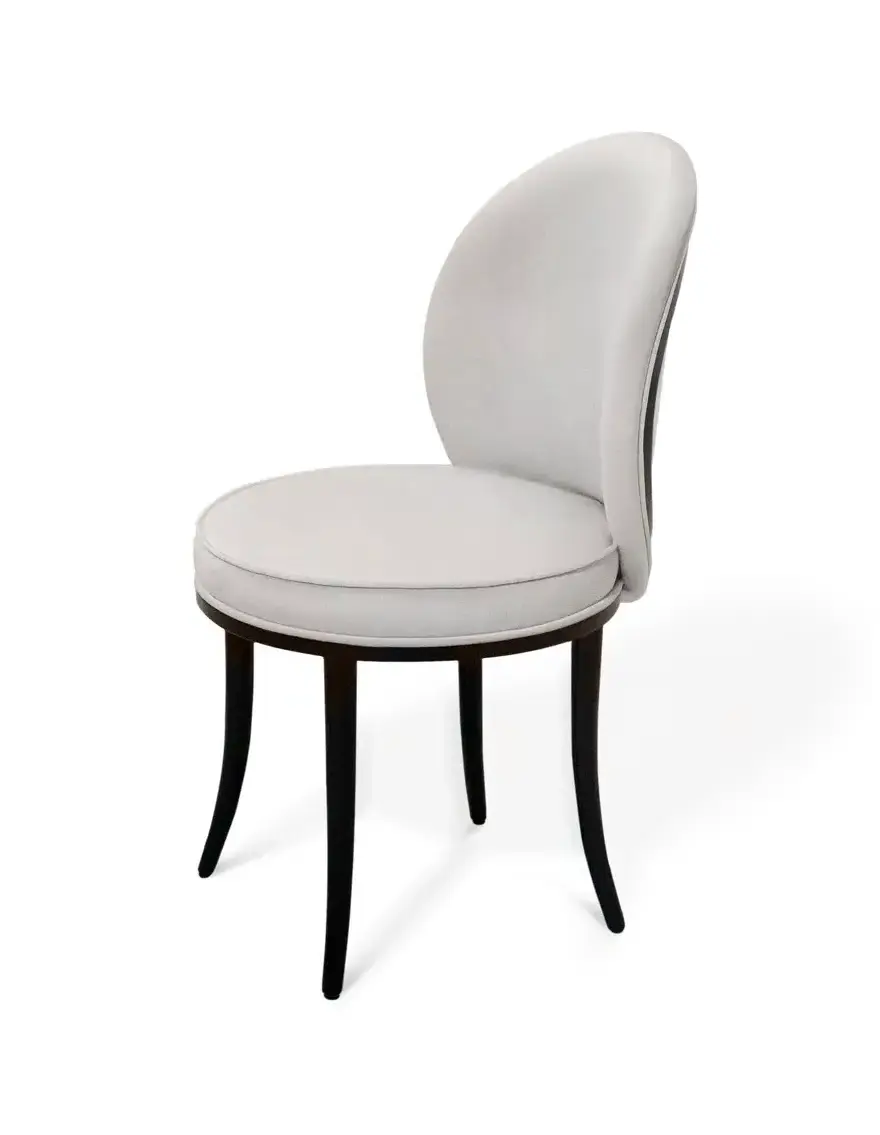 Krzesło jadalniane Mistral z tapicerowanym oparciem