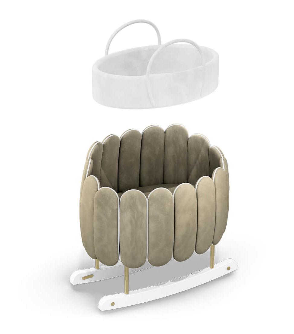 Kołyska bujana dziecięca Lotus Gentle