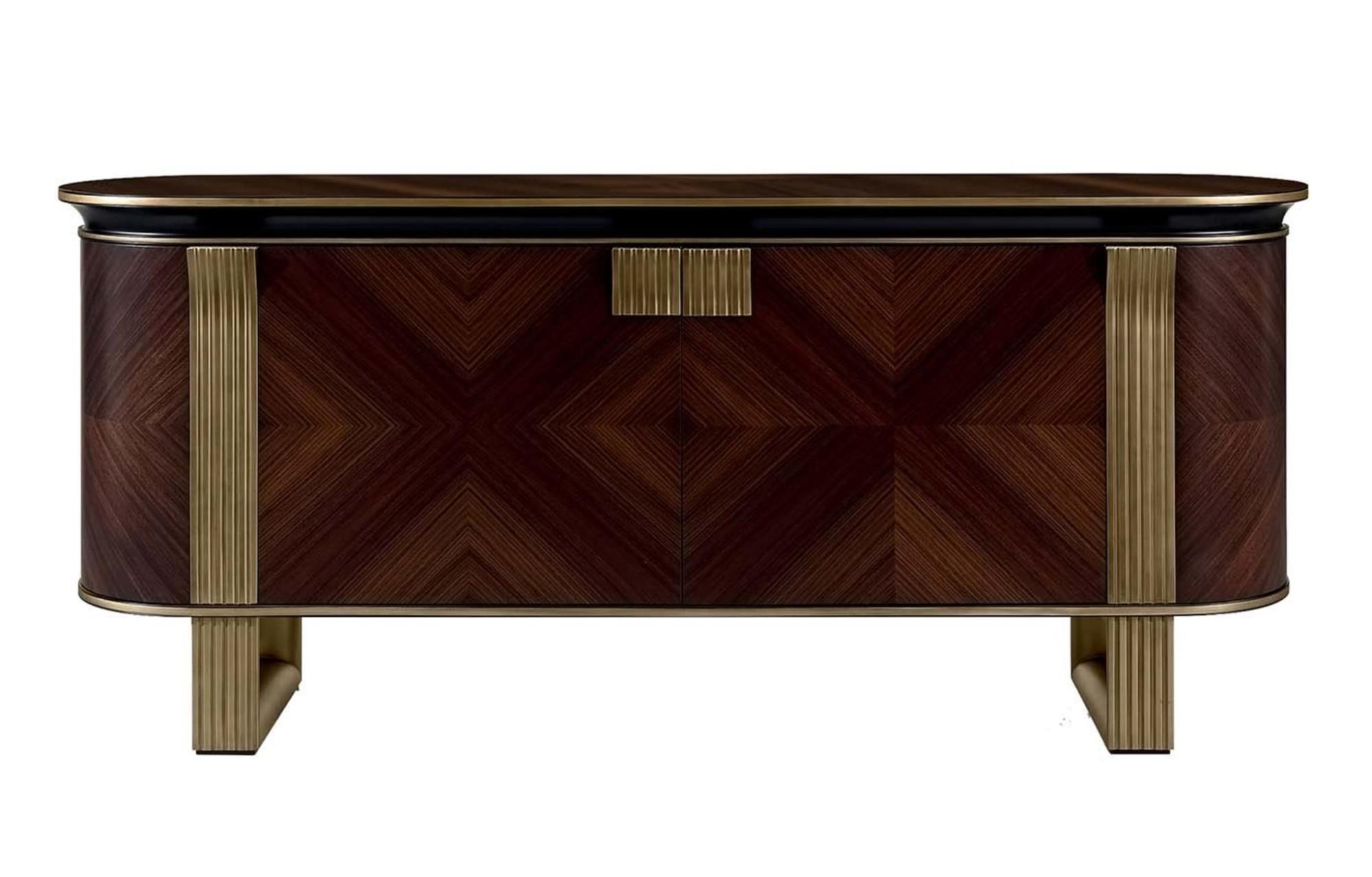 Włoski kredens Rosewood | Konfiguracja: Z lustrem
