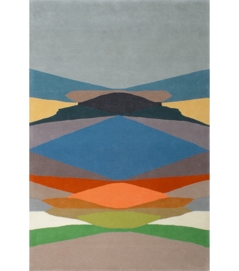 Dywan Distortion | Kolor: Blue | Rozmiar: 200 x 300 cm