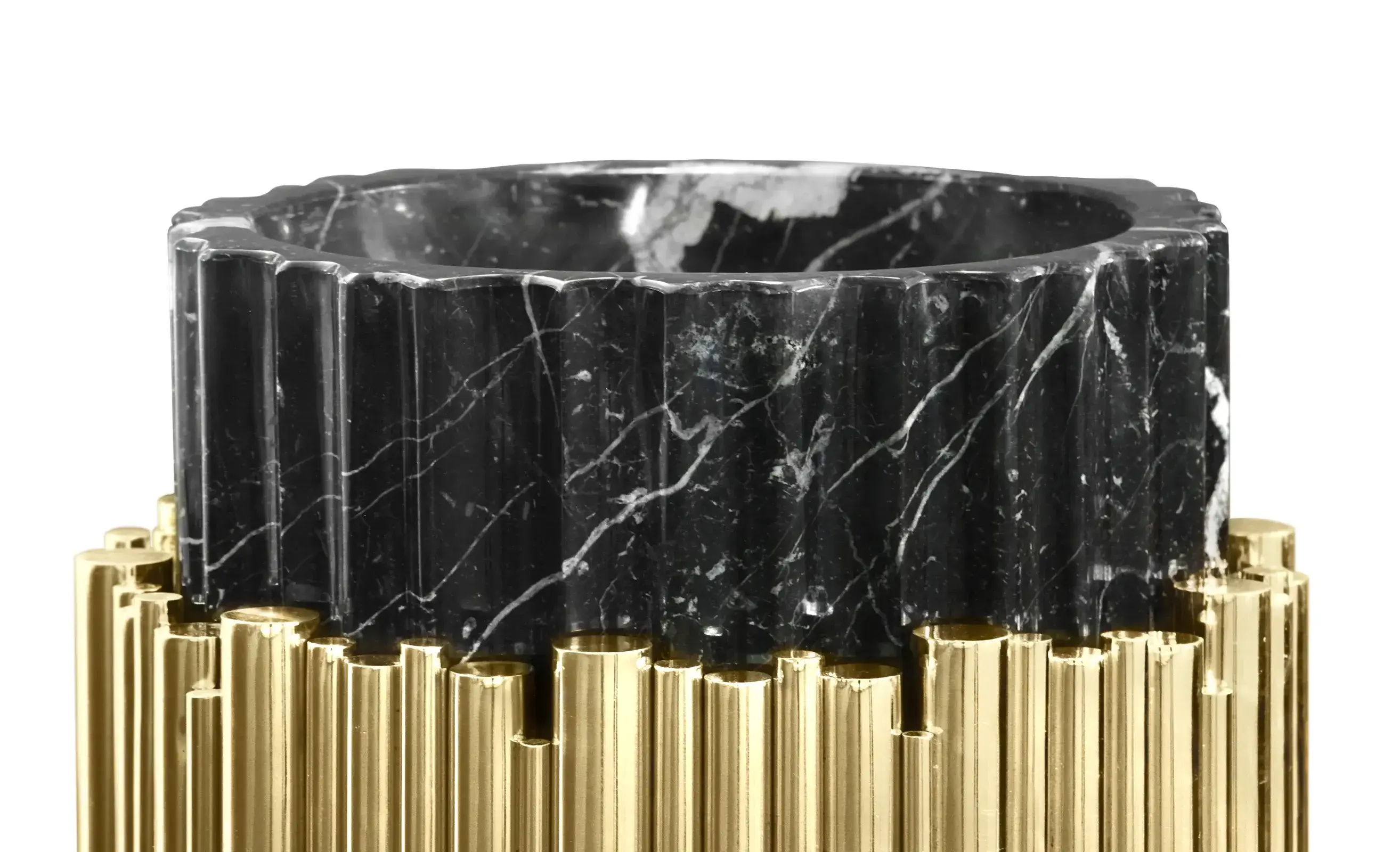 Umywalka wolnostojąca Harmony Black / Gold