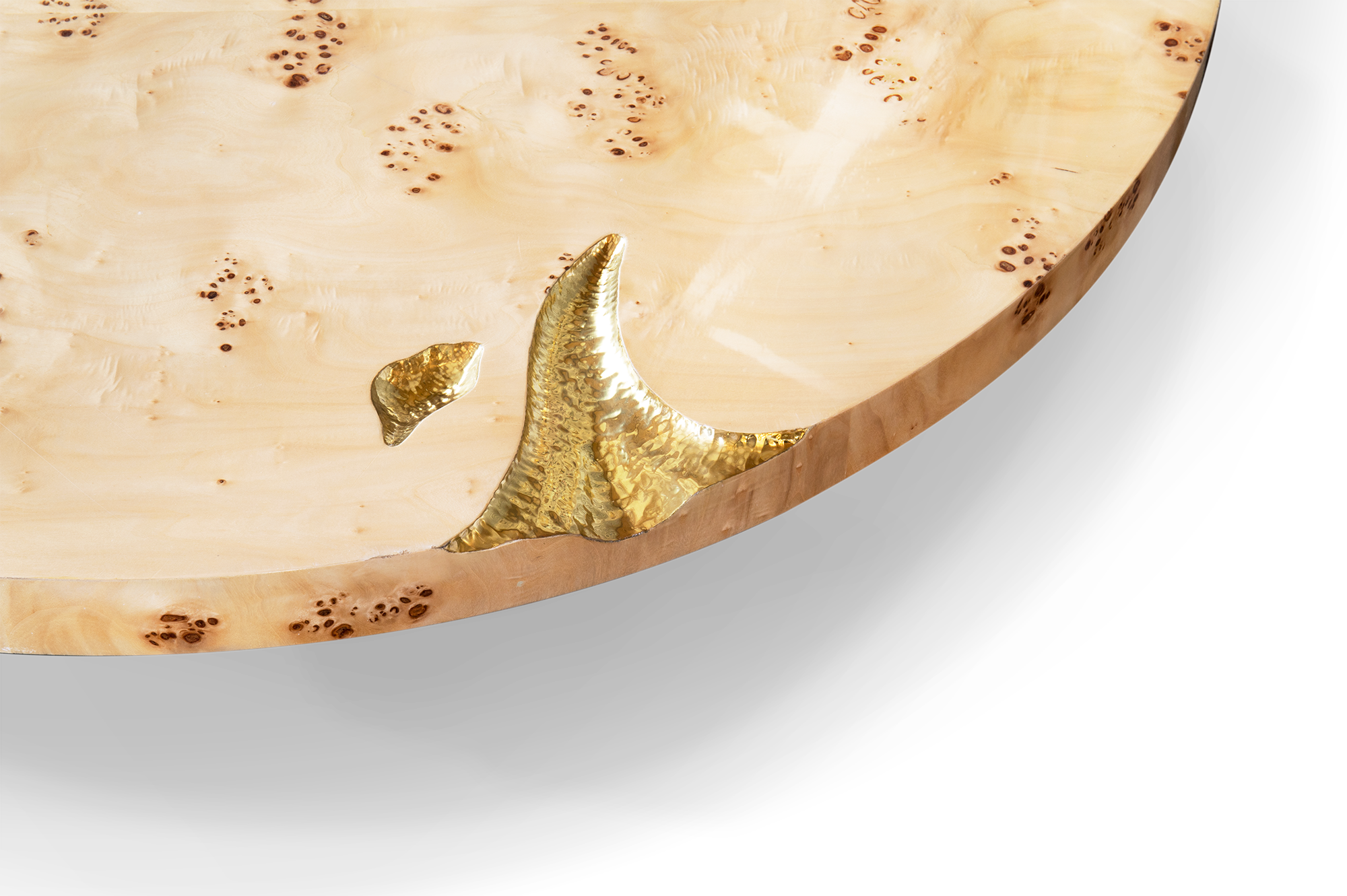 Zestaw stolików Dominion z korzenia topoli, 3-częściowy